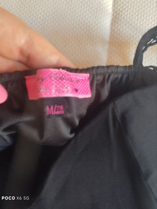 Top negro - Red de malla