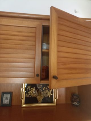 Libreria in legno a 2 corpi