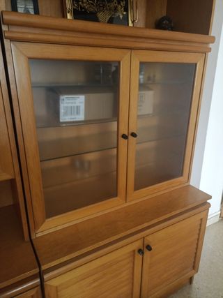 Libreria in legno a 2 corpi