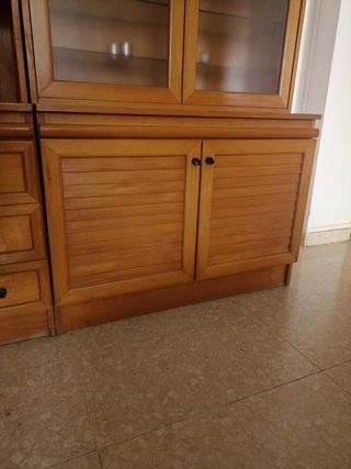 Libreria in legno a 2 corpi