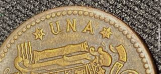 Una 1 peseta 1947 *50 MBC+ preciosa PLUS Cobriza