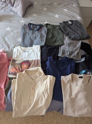 Camisas camisetas polos pantalones