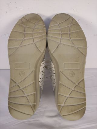 Sneakers sportive donna, argento-bianco