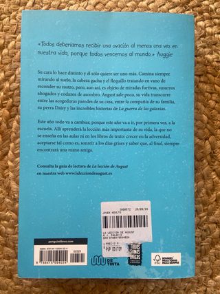 La Leccion De August, “Wonder” (Spanish Edition)