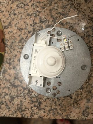 Lampara artesanal de techo estilo Talavera de la R