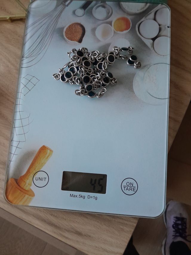 Collar plata piedras azules