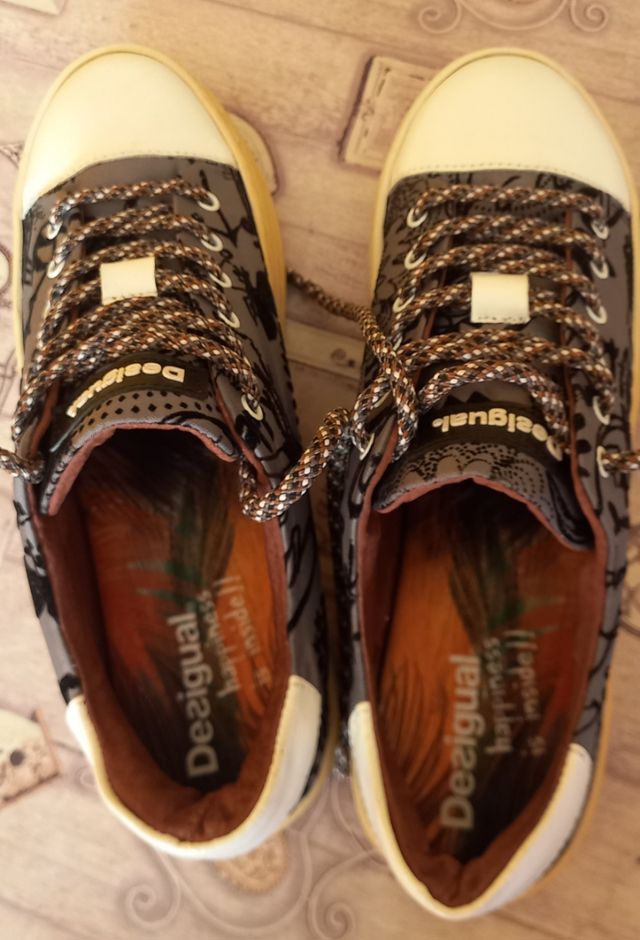 Sneakers Desigual Grigio-Bianche