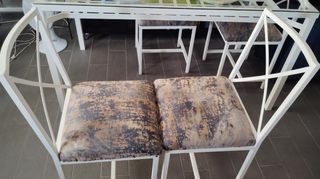 4 Sillas Comedor Hierro Forjado