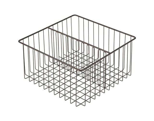 Caja de metal 2 compartimentos de mDesign