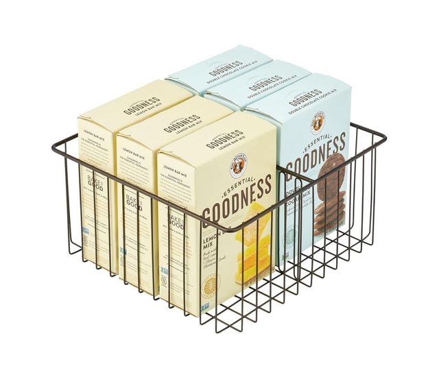 Caja de metal 2 compartimentos de mDesign