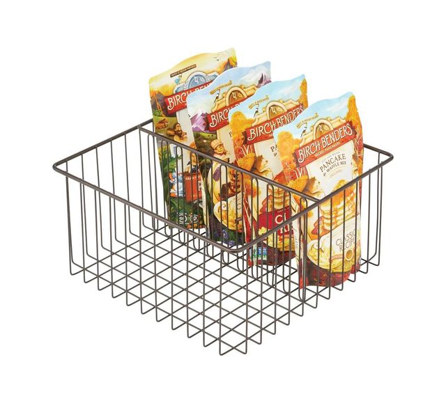 Caja de metal 2 compartimentos de mDesign