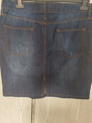 Falda vaquera azul