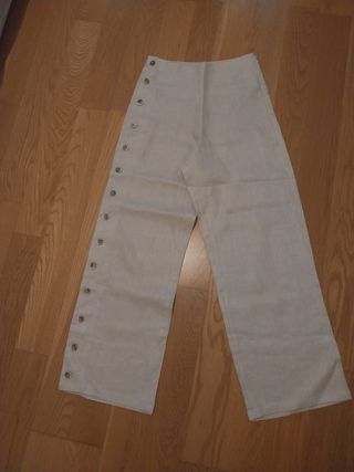 Pantalones Scalpers beige - pierna ancha