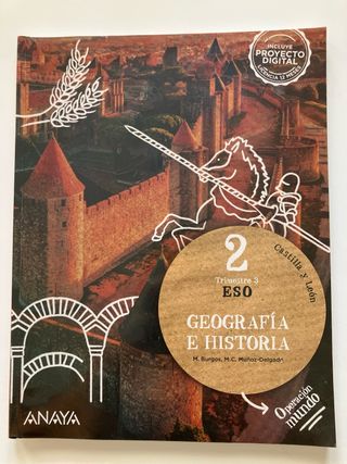 Libros de texto 2ESO Geografia e Historia