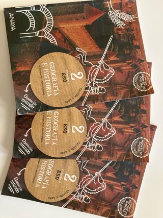 Libros de texto 2ESO Geografia e Historia