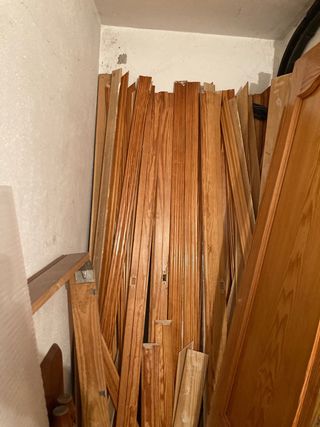 7 Puertas madera + jambas