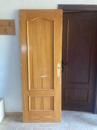 7 Puertas madera + jambas