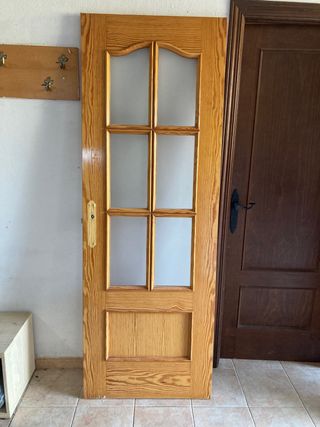 7 Puertas madera + jambas