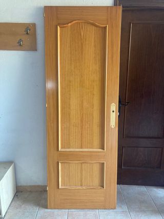 7 Puertas madera + jambas