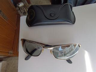 Ray Ban gafas sol metálicas plata modelo Flight