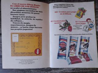El libro de los juegos (Bimbo), álbum plancha