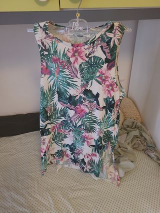Canotta Tezenis fiori multicolor tg S