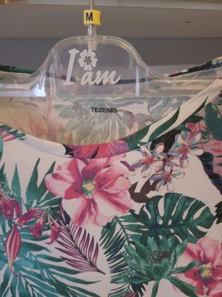 Canotta Tezenis fiori multicolor tg S