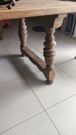 Mesa madera maciza estilo rústico