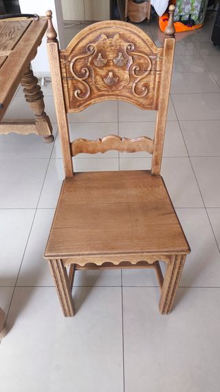 Mesa madera maciza estilo rústico