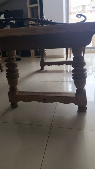 Mesa madera maciza estilo rústico