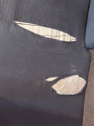 Sofá chaise longue gris