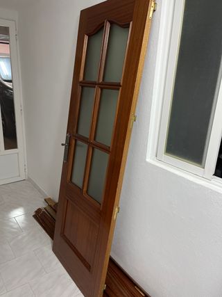 Puertas madera maciza - 3 unidades