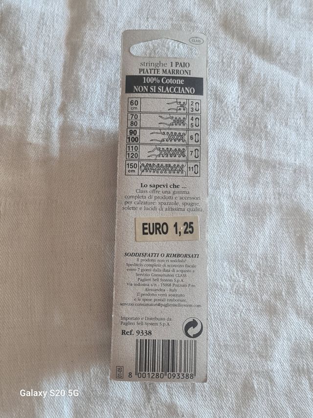 Stringhe Class 90cm Marroni