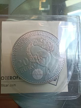 MONEDA PLATA CLARA CAMPOAMOR