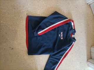 Sudadera Nike vintage azul y roja