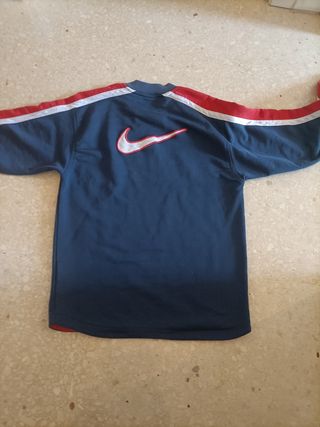 Sudadera Nike vintage azul y roja