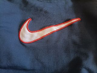 Sudadera Nike vintage azul y roja