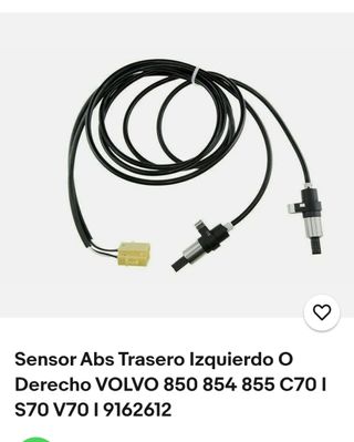 2 Sensores ABS Trasero Volvo 850, c70, s70, c70