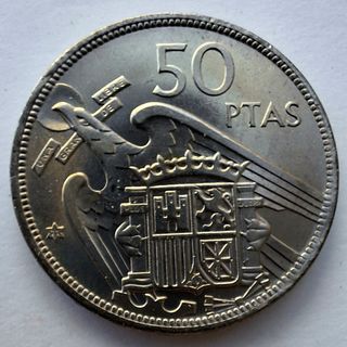 MONEDA 50 PESETAS 1957 ESTELLA 71 1957*71 SC