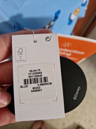 Baño Bebé Mickey Mouse 3-6 meses 68 cm