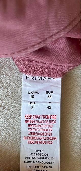 Bermudas Primark mujer rosa - M