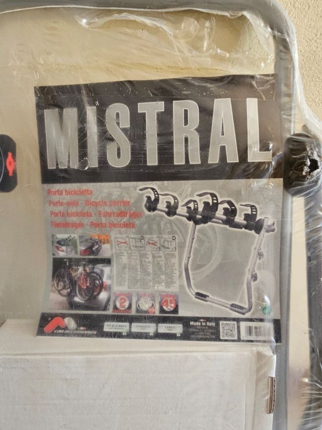 Portabici posteriore per auto Mistral