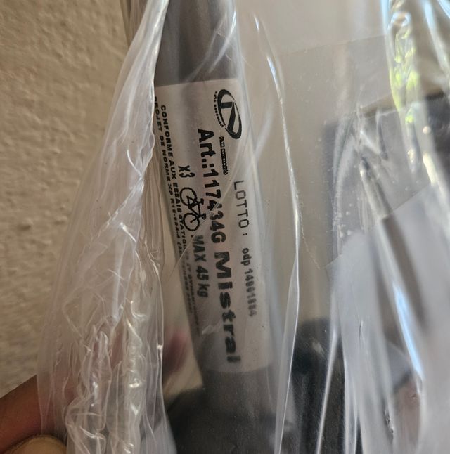 Portabici posteriore per auto Mistral