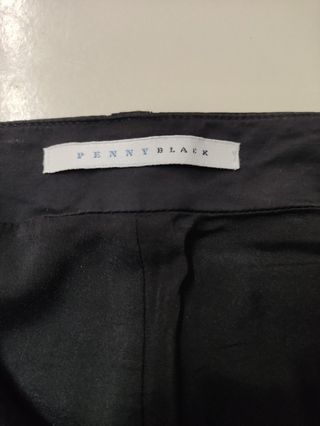 Minigonna nera cargo