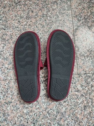 Pantofole casa granata