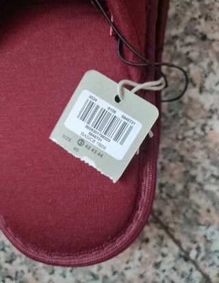 Pantofole casa granata