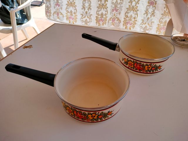 Cazos vintage | 2 piezas