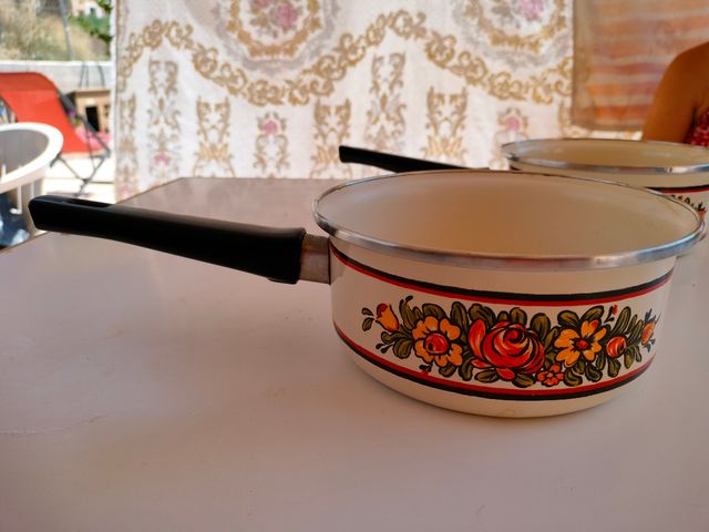 Cazos vintage | 2 piezas