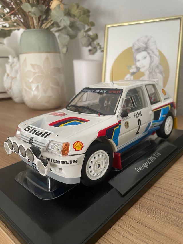 Peugeot 205 T16 Rally 1:18 grupo b montecarlo