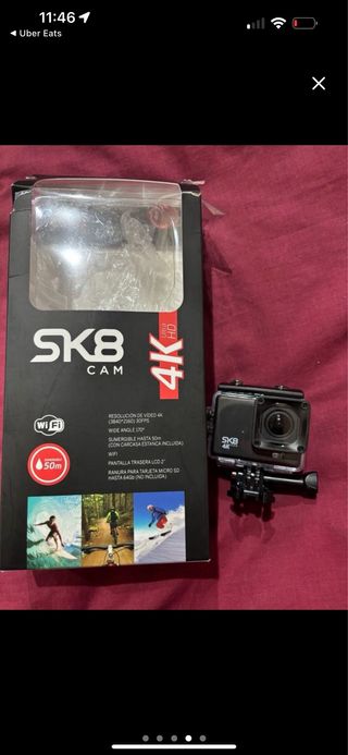 Cámara deportiva SK8 4K